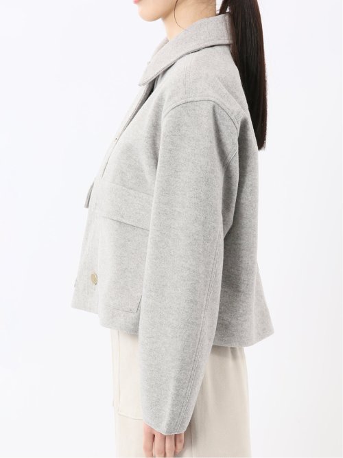 起毛 ショートブルゾン