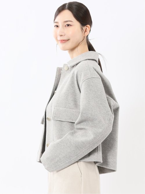 起毛 ショートブルゾン