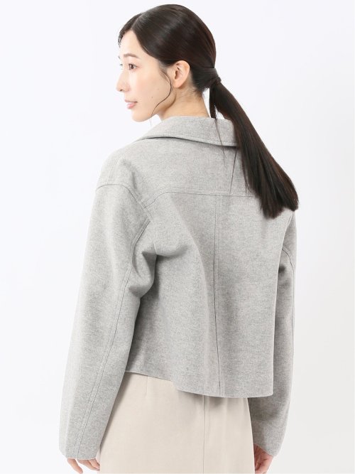 起毛 ショートブルゾン