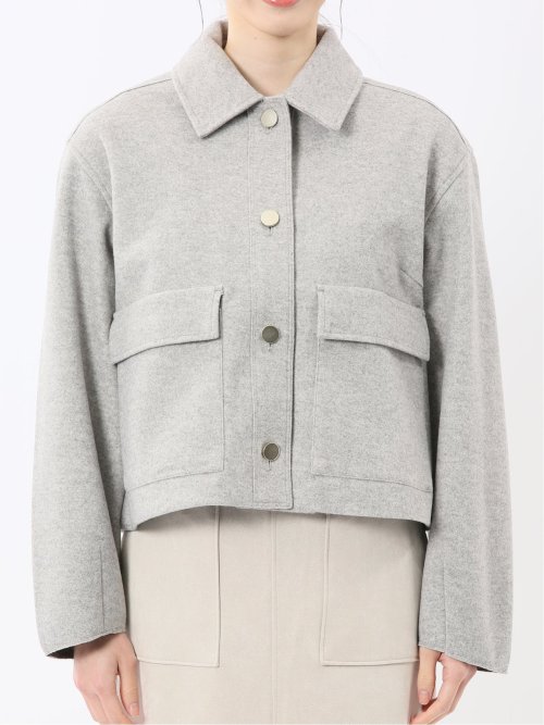 起毛 ショートブルゾン