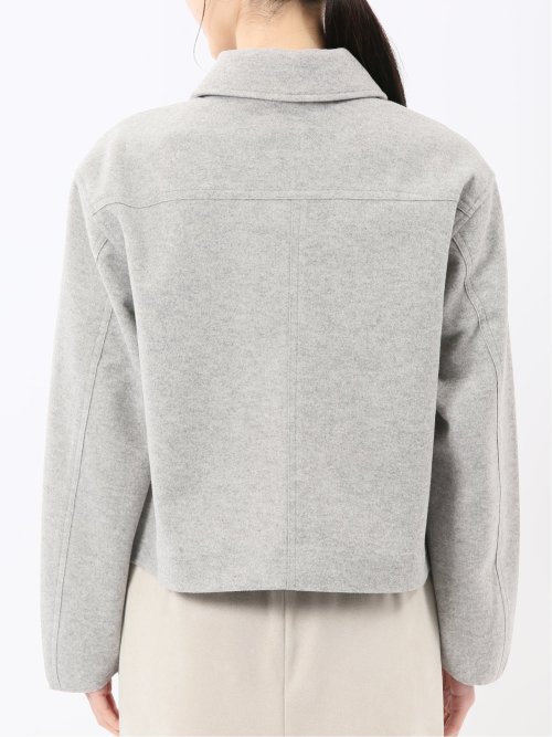 起毛 ショートブルゾン