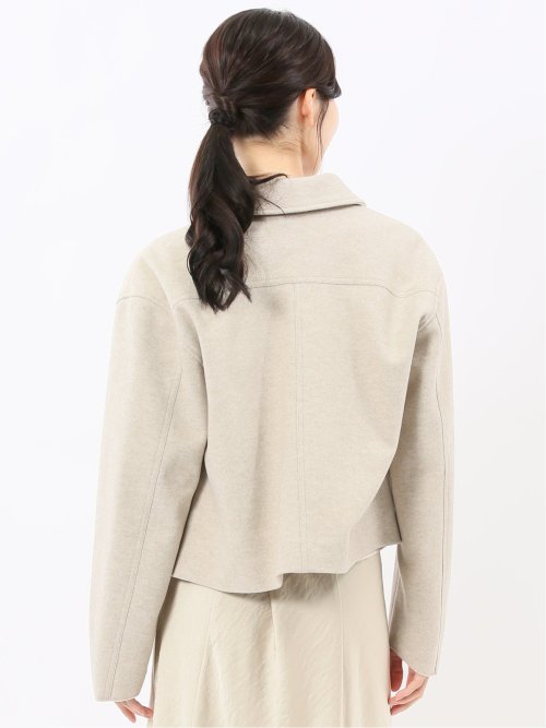 起毛 ショートブルゾン