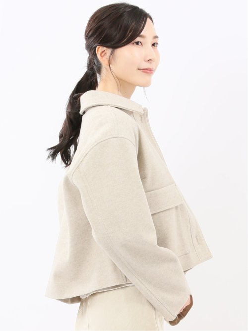 起毛 ショートブルゾン