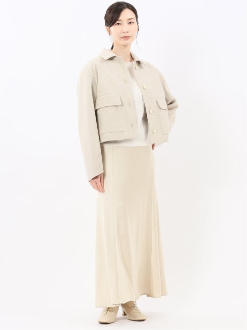 起毛 ショートブルゾン