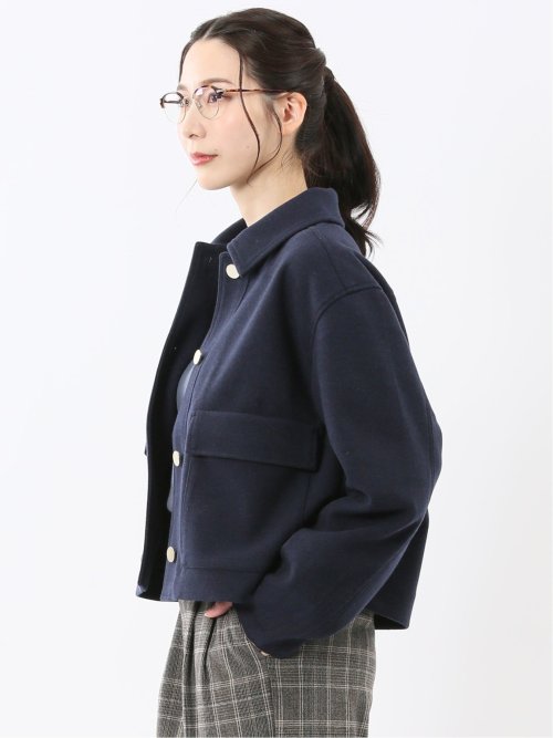 起毛 ショートブルゾン