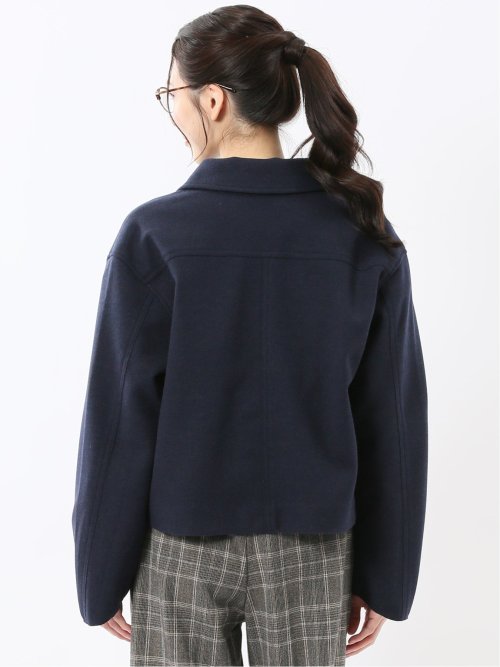 起毛 ショートブルゾン