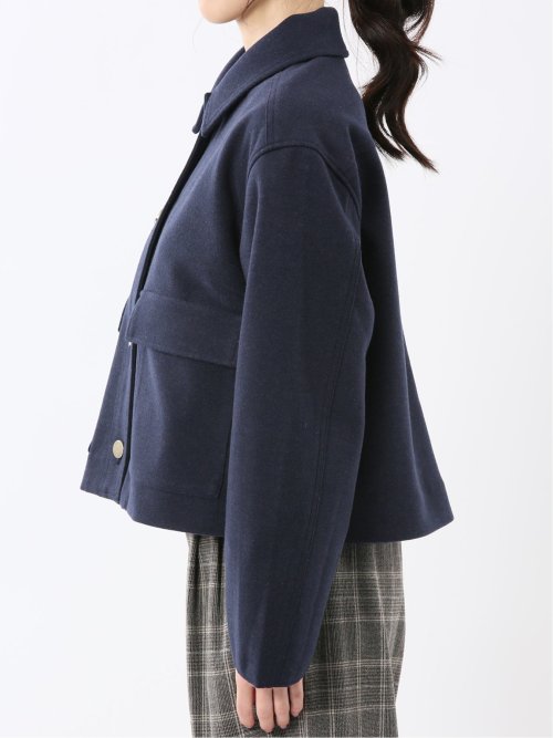 起毛 ショートブルゾン