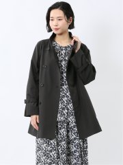 ツイル ハーフスタンドコート