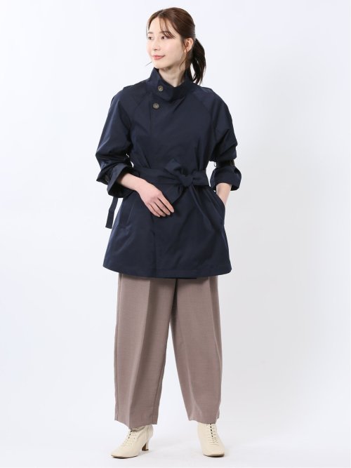 ツイル ハーフスタンドコート