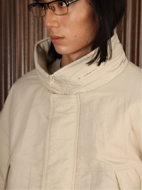 ドロー/DRAW 撥水ナイロン ビックシルエット 中綿ブルゾン