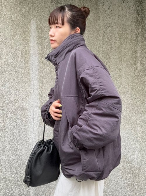 ドロー/DRAW 撥水ナイロン ビックシルエット 中綿ブルゾン