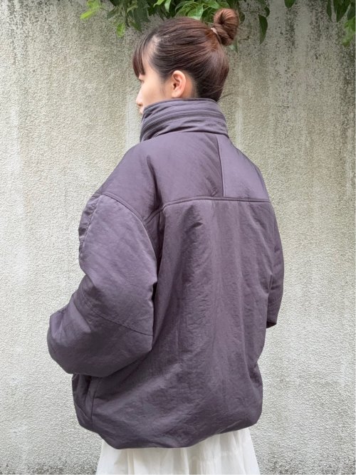 ドロー/DRAW 撥水ナイロン ビックシルエット 中綿ブルゾン