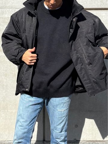 ドロー/DRAW 撥水ナイロン ビックシルエット 中綿ブルゾン