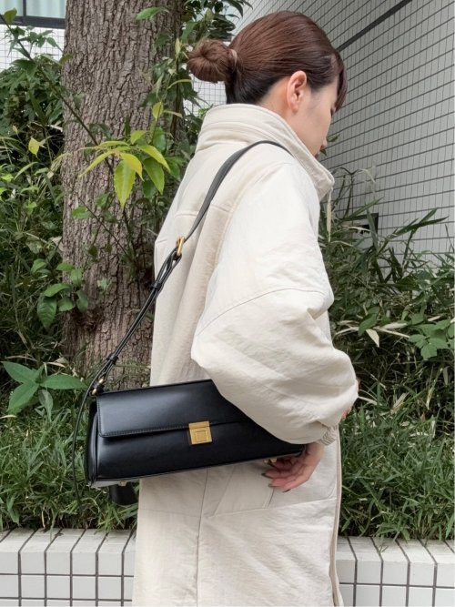 ドロー/DRAW 撥水ナイロン ビックシルエット 中綿コート