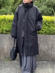 ドロー/DRAW 撥水ナイロン ビックシルエット 中綿コート