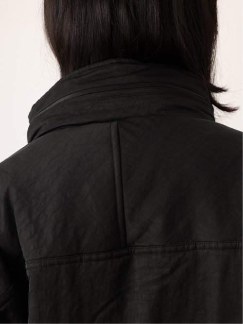 ドロー/DRAW 撥水ナイロン ビックシルエット 中綿コート