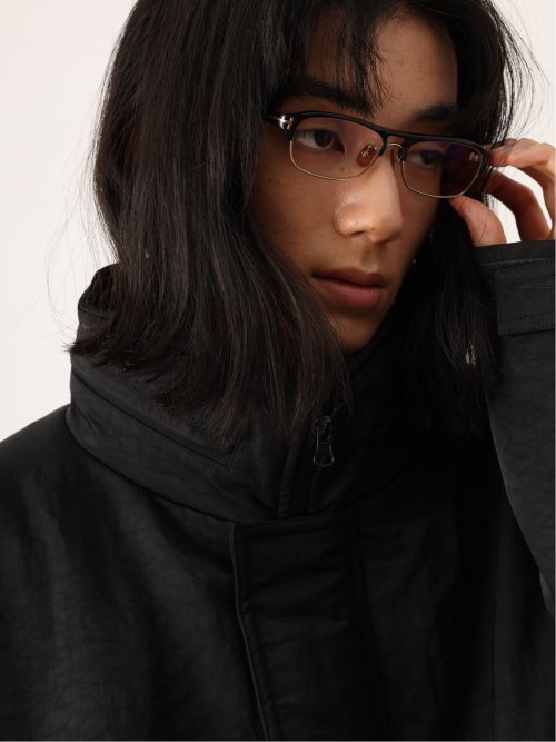 ドロー/DRAW 撥水ナイロン ビックシルエット 中綿コート