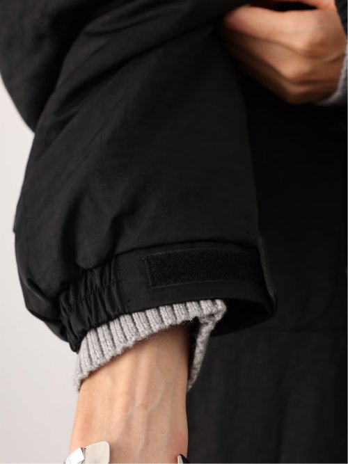 ドロー/DRAW 撥水ナイロン ビックシルエット 中綿コート