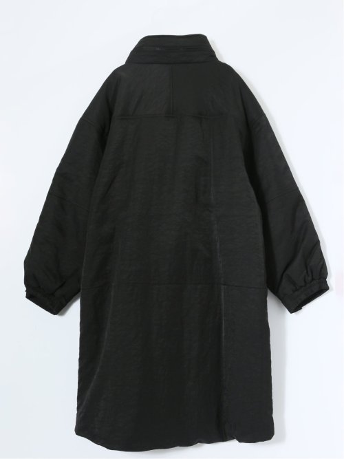 ドロー/DRAW 撥水ナイロン ビックシルエット 中綿コート(M 05黒