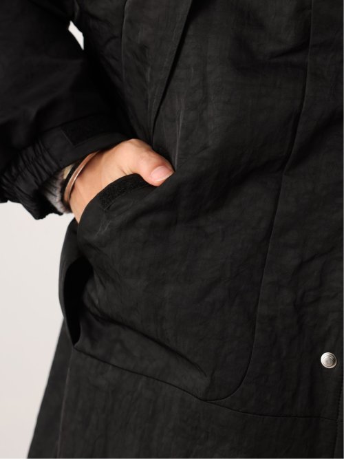 ドロー/DRAW 撥水ナイロン ビックシルエット 中綿コート