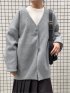 ドロー/DRAW メルトン コクーンシルエット Ｖカラー ジャケット