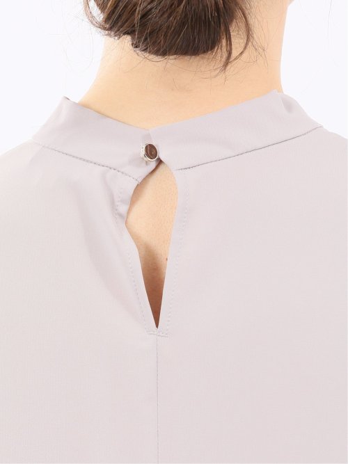 ボウタイ 長袖プルオーバーブラウス