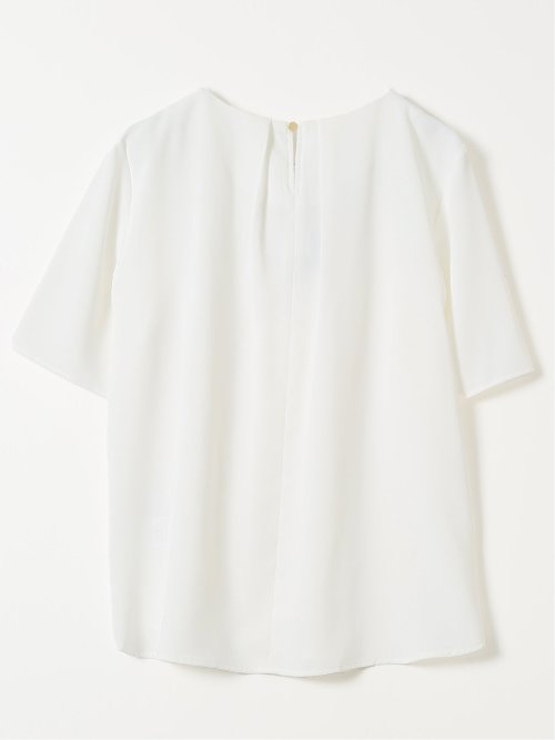 接触冷感 速乾 UV ストレッチ Vネック 半袖 プルオーバー ブラウス