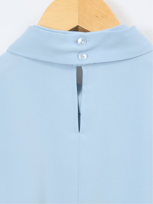 リボンタイ 長袖プルオーバーブラウス