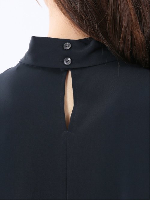 リボンタイ 長袖プルオーバーブラウス