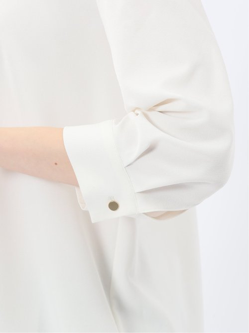 ラッフルフリル 7分袖 プルオーバー ブラウス