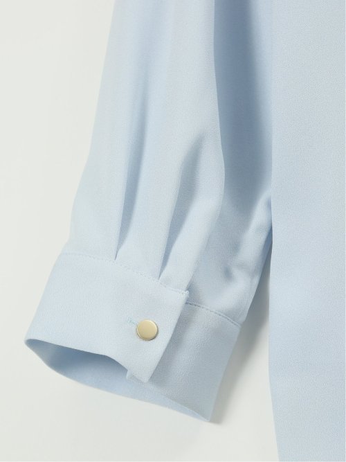 ラッフルフリル 7分袖 プルオーバー ブラウス