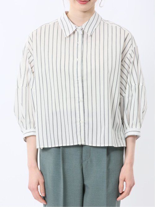 ランタンスリーブ ショートシャツ