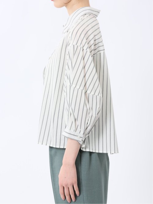 ランタンスリーブ ショートシャツ