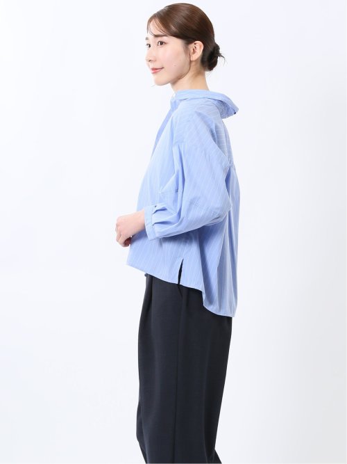 ランタンスリーブ ショートシャツ