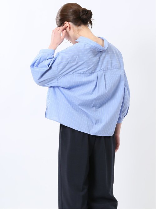 ランタンスリーブ ショートシャツ