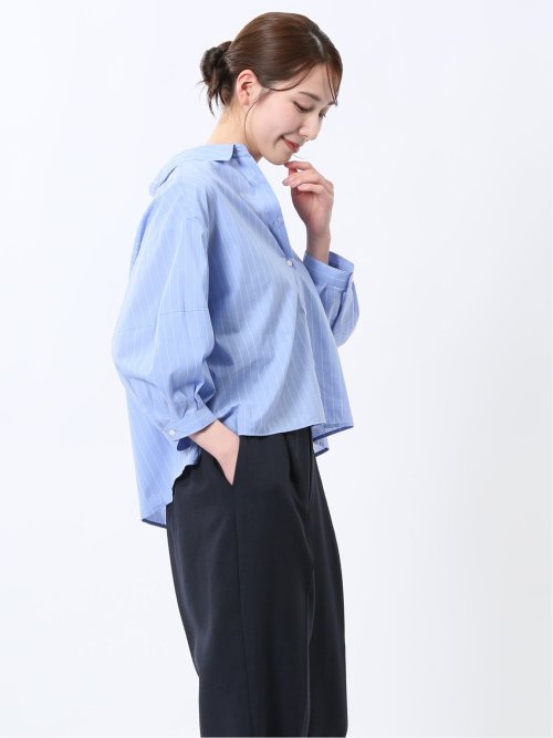 ランタンスリーブ ショートシャツ