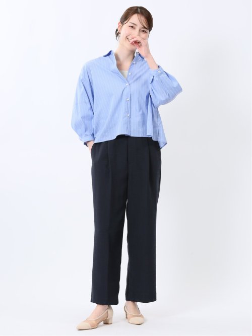 ランタンスリーブ ショートシャツ