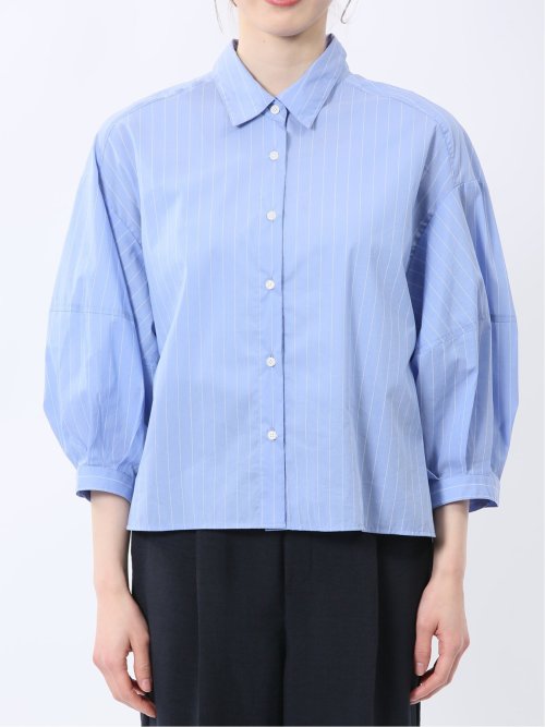 ランタンスリーブ ショートシャツ