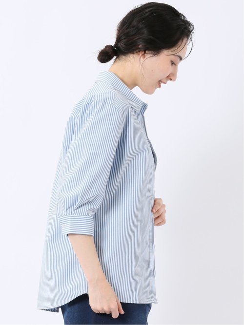 汗染み防止 UVカット 防シワ 7分袖 ブラウス