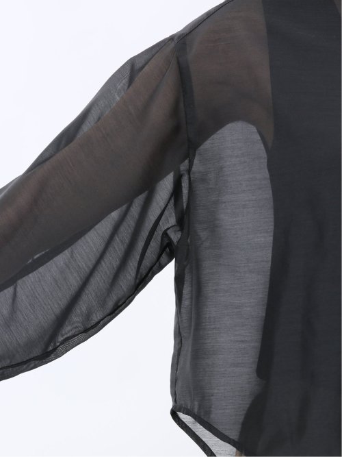 ショート シアー長袖シャツ