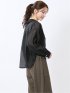 ショート シアー長袖シャツ