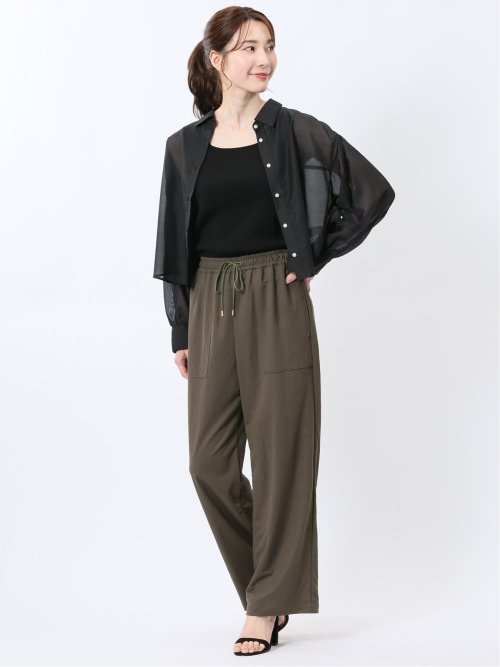 ショート シアー長袖シャツ