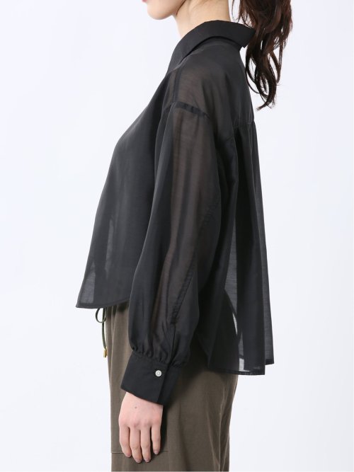 ショート シアー長袖シャツ