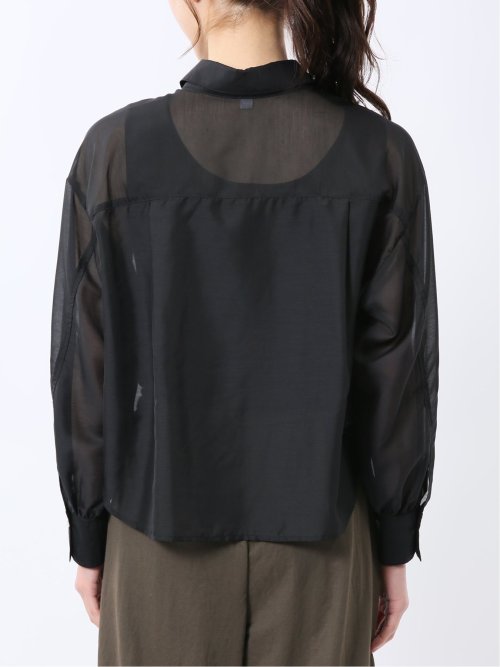 ショート シアー長袖シャツ