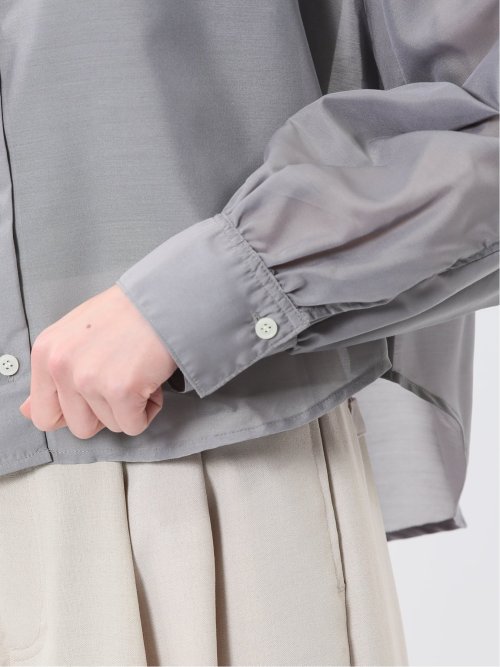 ショート シアー長袖シャツ