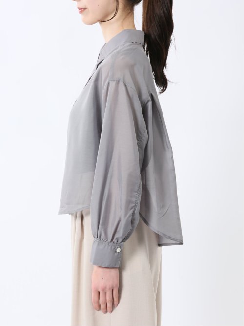 ショート シアー長袖シャツ