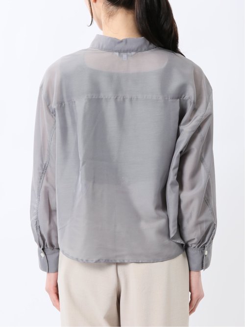 ショート シアー長袖シャツ