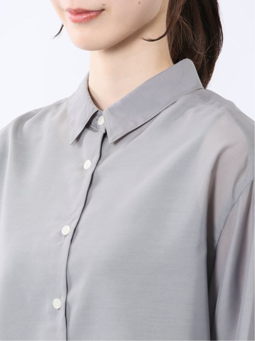 ショート シアー長袖シャツ