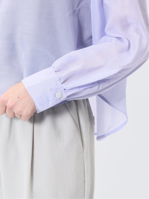 ショート シアー長袖シャツ