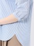 汗染み防止 UVカット 防シワ 7分袖 スキッパー ブラウス